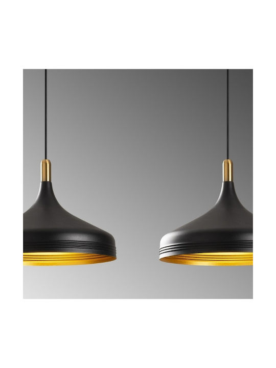 Opviq Saglam Pendant Light Black Rail with Socket E27 68x36x132cm