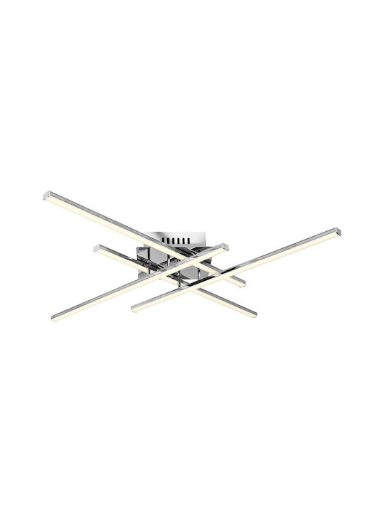 Vivalux Vector Ceiling Mount Light 50cm White with Integrated LED