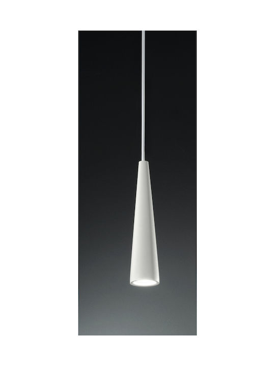 Ondaluce Noa Pendant Light White with Socket GU10 6cm