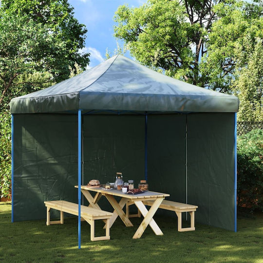 vidaXL Seite für Kiosk Grün 1.95x3m