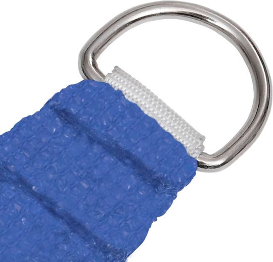 vidaXL Square Shade Sail Blue 4x4m 160gr/m²