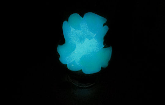 Set Decorative Stones Zola Phosphorescent 100 Pieces Blue Size 2-3 Cm