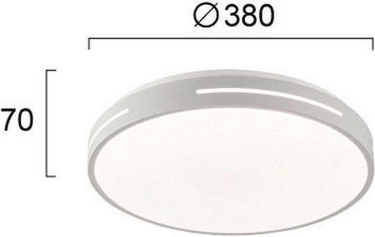 Viokef Πλαφονιέρα 38εκ. LED Viokef Πλαφονιέρα 38εκ. LED