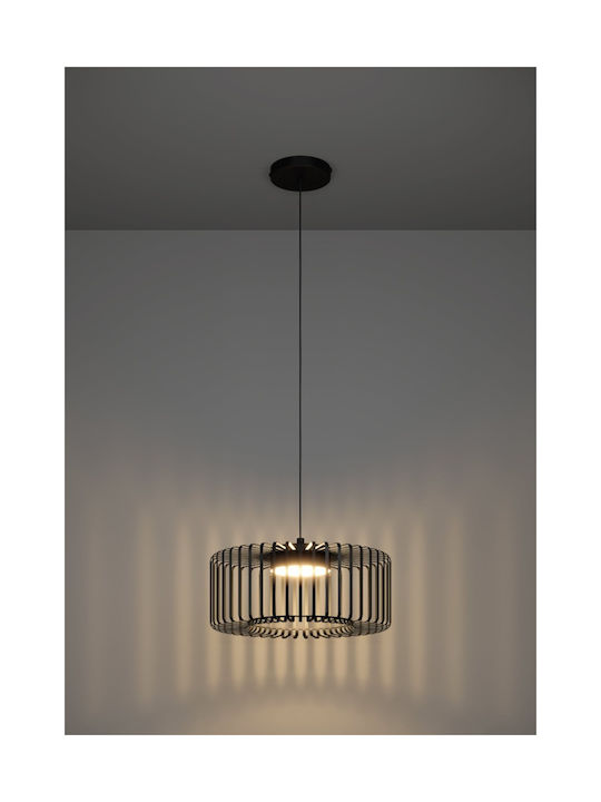 Eglo Κρεμαστό Φωτιστικό Μαύρο LED 45x110εκ.