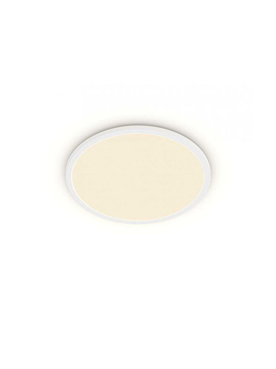 Philips Ceiling Mount Light Bathroom 30cm White with Integrated LED