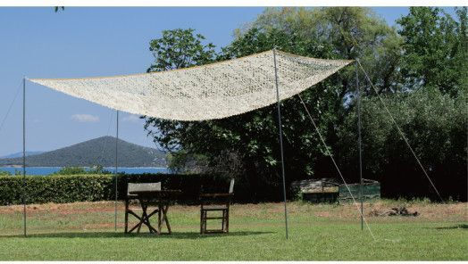 Home & Camp Parachute Rectangular Camouflage Net Gray With Hoop 2x3m
