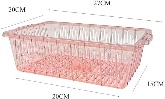 Clear Storage & Organization Basket
