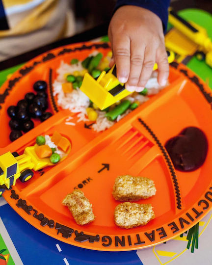 Παιδικό Σετ Φαγητού Constructive Eating Construction 4 Τεμαχίων Πιάτο