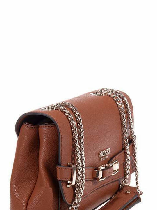 Guess Damen Tasche Crossbody Tabac Braun