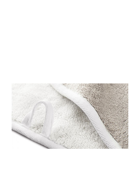 Sorema Prosop de mână Bicolor 30x50cm. Fog/snow Greutate 800gr/m²