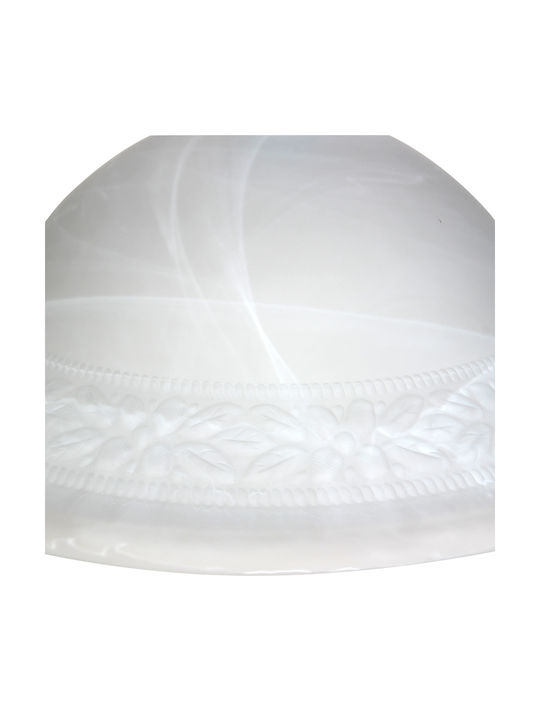 Keskor Pendant Light White with Socket E27 45x45x18cm