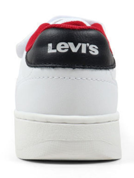 Mini Παιδικά Sneakers με Σκρατς Λευκά