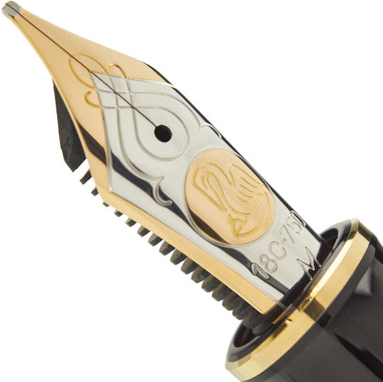 Pelikan Toledo M900 Fountain Pen with Quill Extra Fine Steel with Black Ink