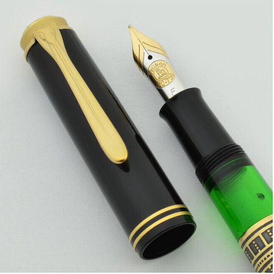 Pelikan Toledo M700 Fountain Pen with Quill Fine Steel with Black Ink