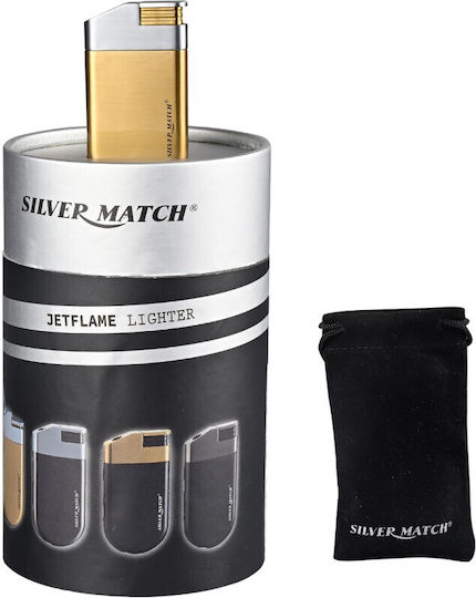 Silver Match Αναπτήρας σε Ασημί χρώμα