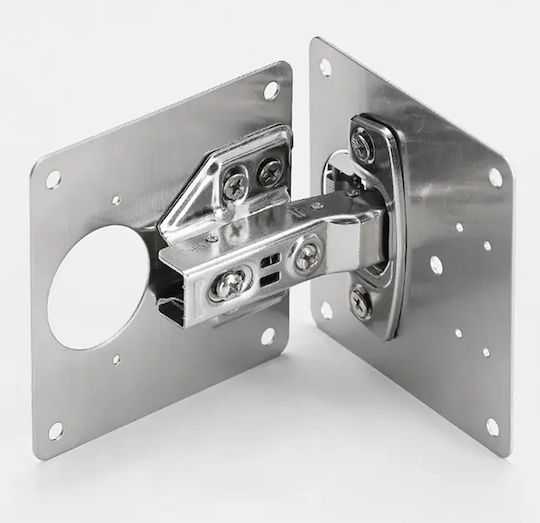 Hinge Repair Kit Furniture Zola Stainless Steel 9x9 Cm