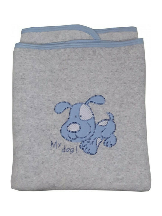 Beboulino Pătură Pepinieră Swaddling Cu Câine 80x90cm