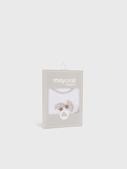 Mayoral Waterproof Bib Fabric Beige 2pcs