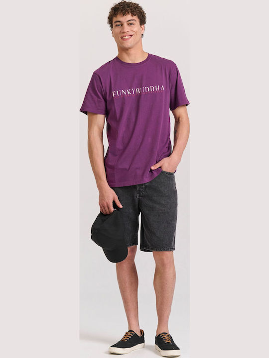 T-shirt Μωβ