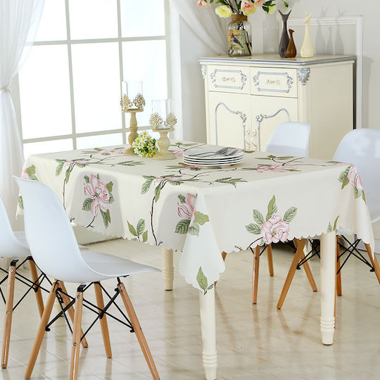Față de masă Rezistent la pete Bej