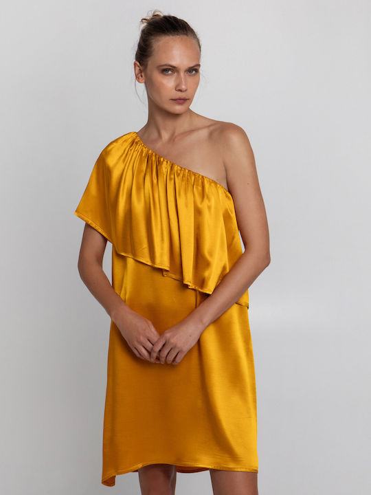 Greek Archaic Kori Dress All Day Yellow