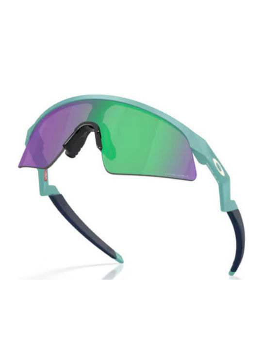 Oakley Sweep Herren Sonnenbrille mit Grün Kunststoff Gestell und Grün Spiegel Linse OJ9015-06