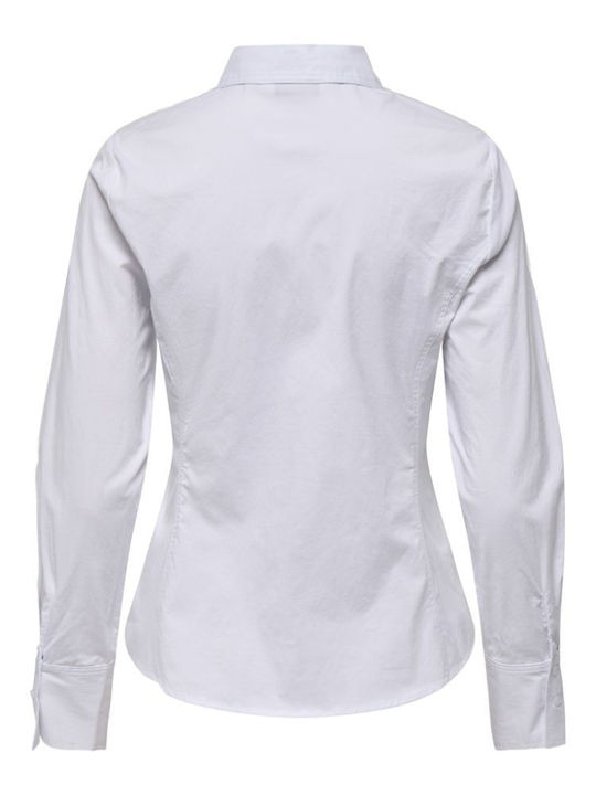 Long Sleeve Women's Shirt Bright White