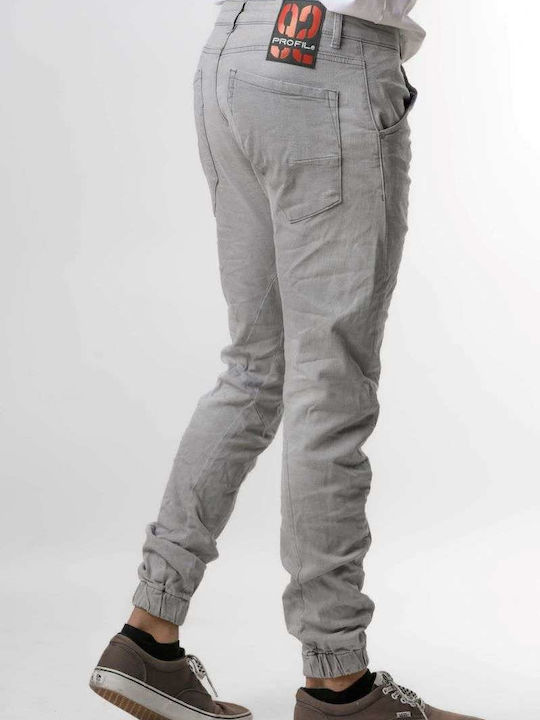 Ανδρικό Παντελόνι Τζιν με Slim Εφαρμογή Grey