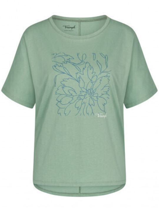 Triumph Winter Women's Pyjama Top Luscious Jade Mix & Match
