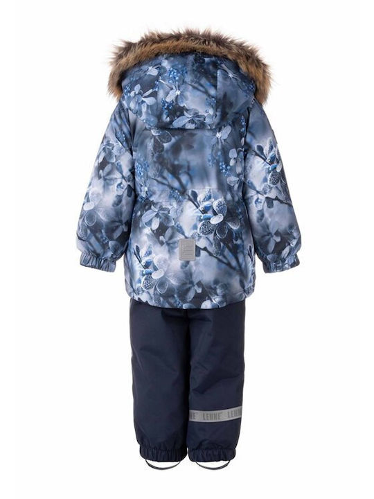 Lenne 22318A-2029 Kids Trousers and Jacket Set for Ski & Snowboard Blue