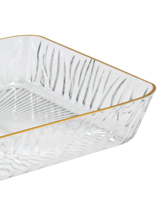 Keskor Φρουτιέρα Πλαστική Χρυσή 28x18.5x4.5εκ.