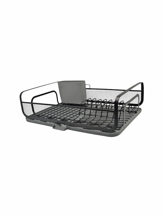 Ankor Metallic Black Sink Strainer 43x28x14cm