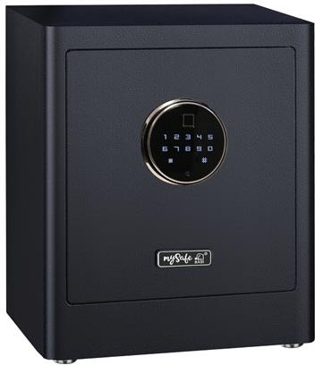 Basi Mysafe Premium 350 Safe with Digital Lock Key and Fingerprint M30xW28xH35cm