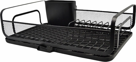 Ankor Metallic Black Sink Strainer 43x28x14cm
