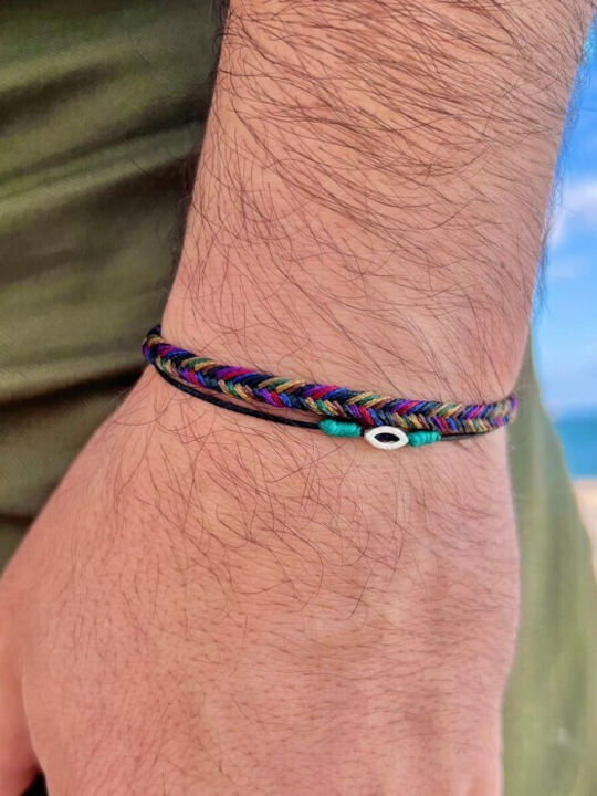 Bracelet "Minimal Eye S" Petrol Color