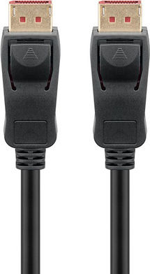 Goobay Кабел DisplayPort мъжки - DisplayPort мъжки 2м Черен (74761)