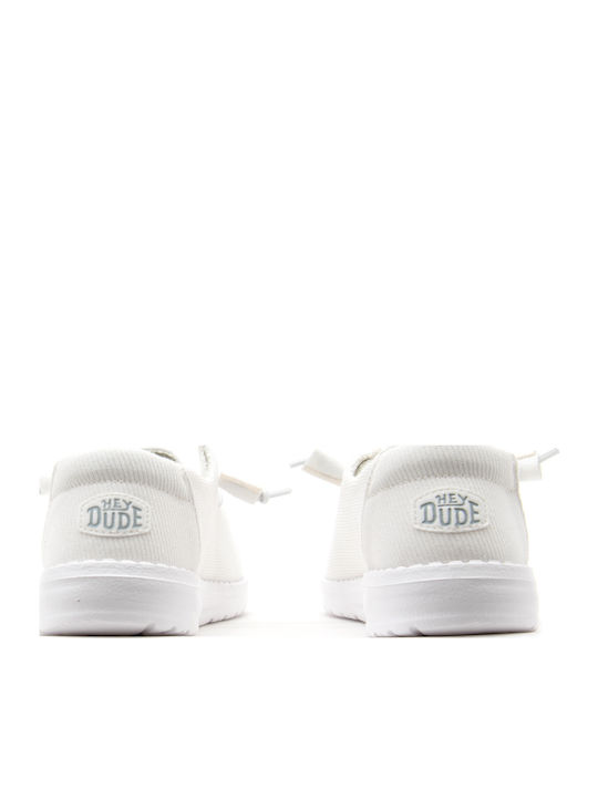 Wendy Women's Moccasins in White Color