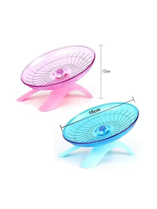 Bodenfeste Plastik-Hamsterrad M18xB18xH12cm Lila