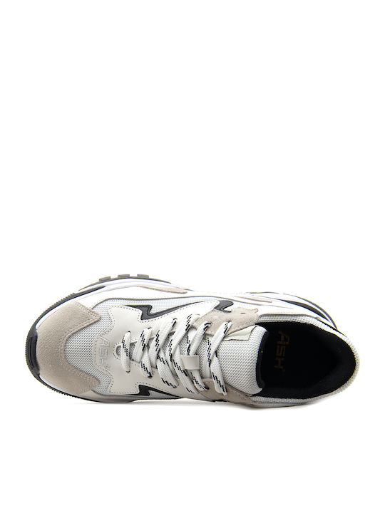 Addict Combo C Chunky Sneakers Ecru- Black- Beige