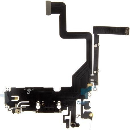 Καλωδιοταινία Θύρα Φόρτισης Iphone 14 Pro Flex Cable Charging Connector Black
