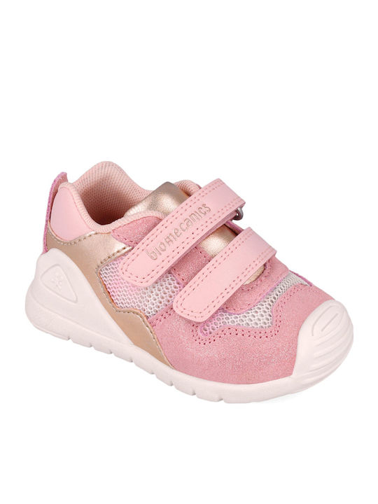 Παιδικά Sneakers με Σκρατς Ροζ