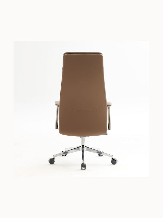 Woodwell Bf8800 Scaun De Birou De Director Cu Brațe Cappuccino