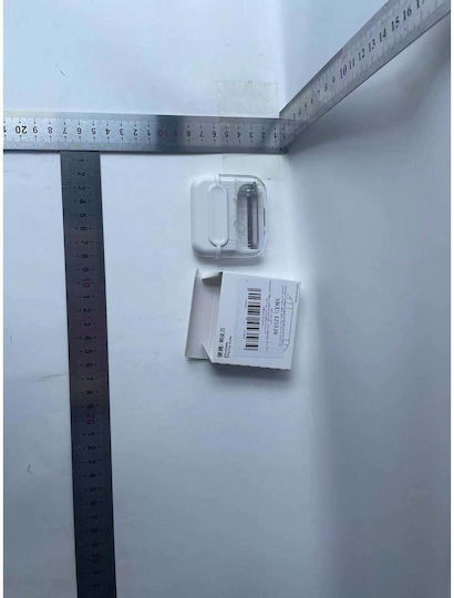 Manueller Gemüse- und Obstschäler Reiniger Flippy Tragbar Magnet Zwei Klingen Edelstahl Weiß 6,7x6x1,6 cm