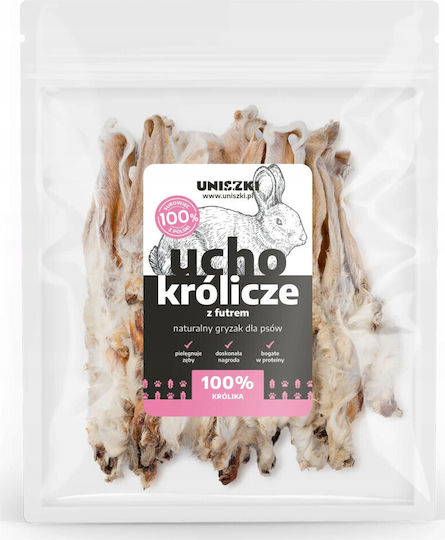 Uniszki Leckerli für Hunde Ohr ohne Gluten aus Kaninchen / Kaninchen 200gr 2Stück