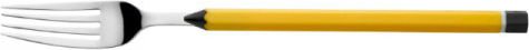 Pintinox Matite Set de Tacâmuri Inoxidabil Galbene 24buc