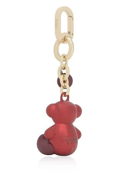 Bold Bear Red-Multi Metal Keychain Red Multi Red