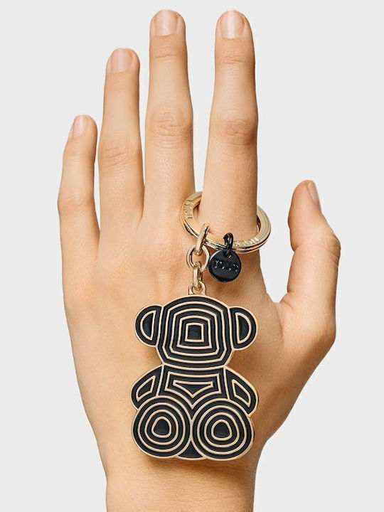 Llavero Bold Bear Lines Negro Negro Μαύρο