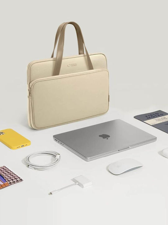 Tech-Protect Чанта За Лаптоп 16" В Бежов Цвят 304004-189488
