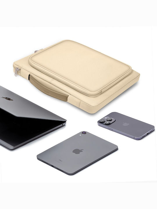 Tech-Protect Чанта за лаптоп 16" в бежов цвят 304004-189505
