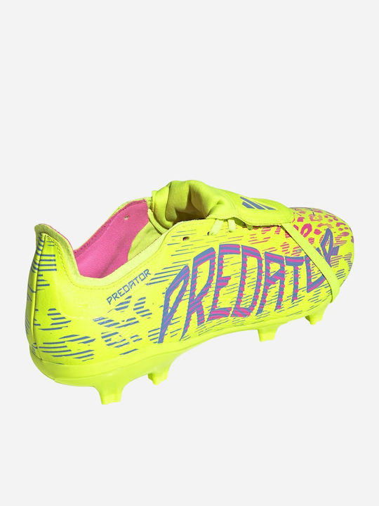 adidas Predator League Ποδοσφαιρικά Παπούτσια με Τάπες FG/MG Κίτρινα